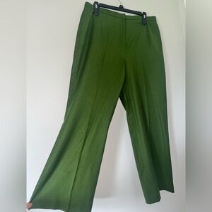 Talbots Green Wide Leg Women’s Pants - Versatile and Stylish